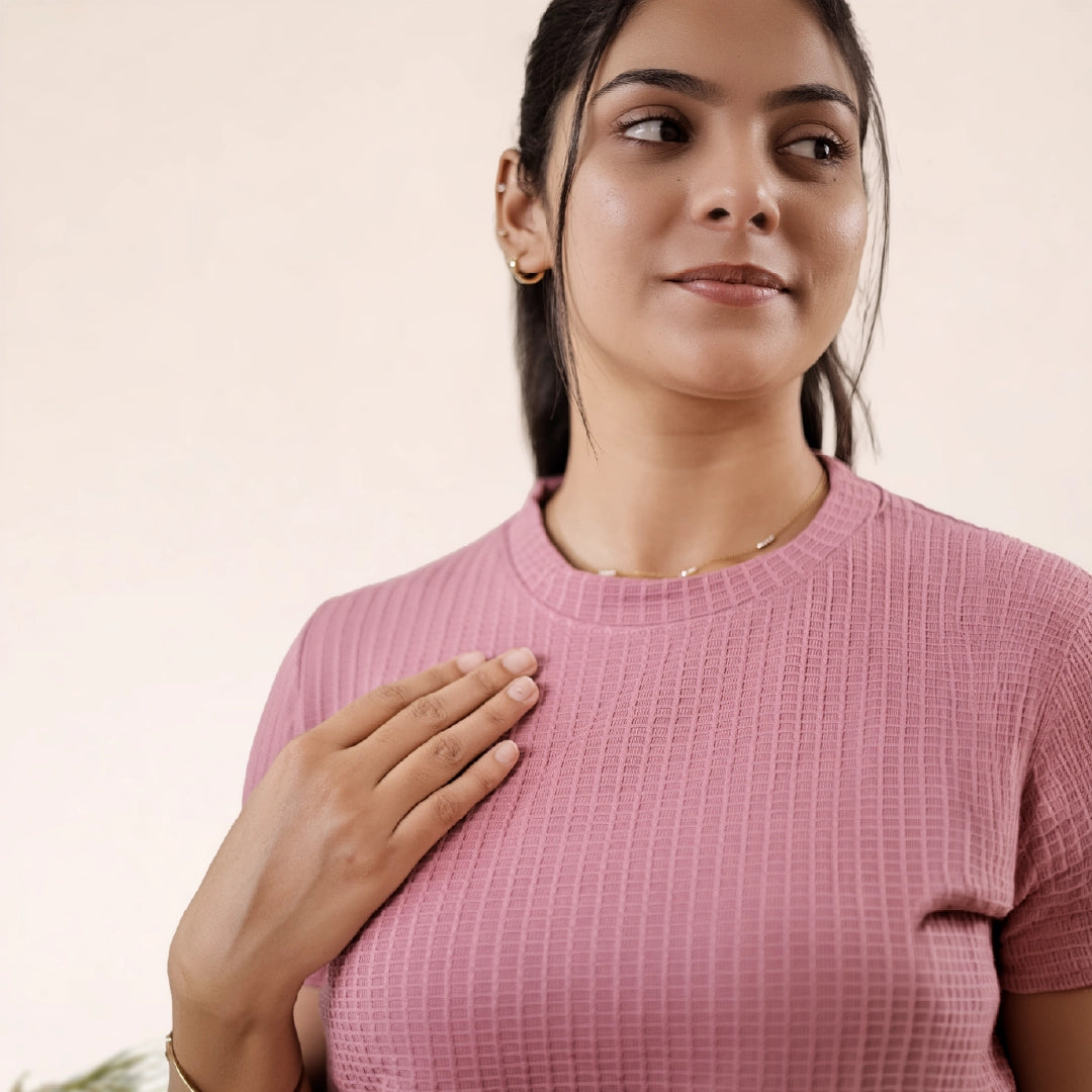 Button-Down Collar Nightwear Set Top + Pant Nightwears