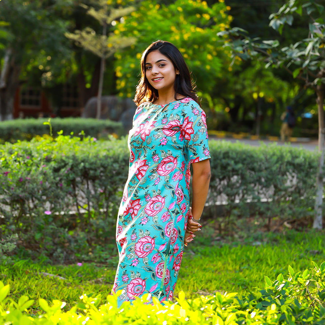 Green Silk Heavy All Over Jacquard kurta