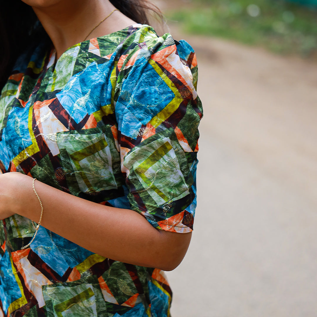 Silk Crepe Embroidery kurta