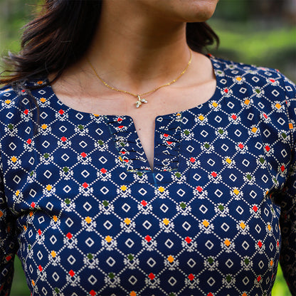 Chanderi Cotton kurta